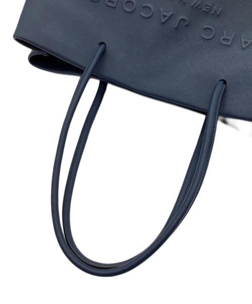 MARC JACOBS（マークジェイコブス）MARC JACOBS (マーク ジェイコブス) ロゴショッパーイーストウエストトートバッグ ブルーの古着・服飾アイテム