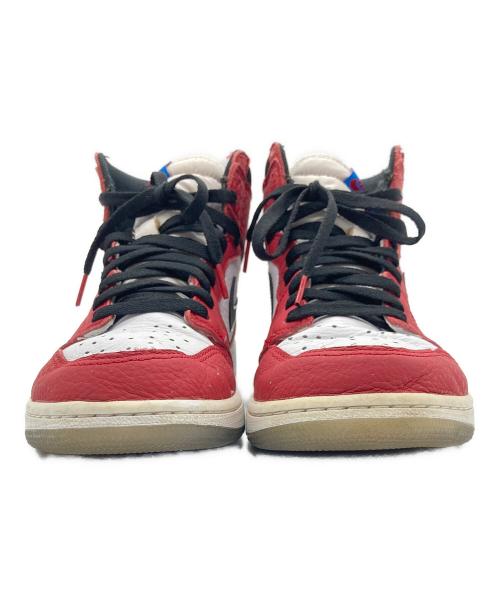 NIKE（ナイキ）NIKE (ナイキ) AIR JORDAN 1 RETRO HIGH OG SPIDER-MAN ORIGIN STORY レッド×ブラック サイズ:cm27.5の古着・服飾アイテム