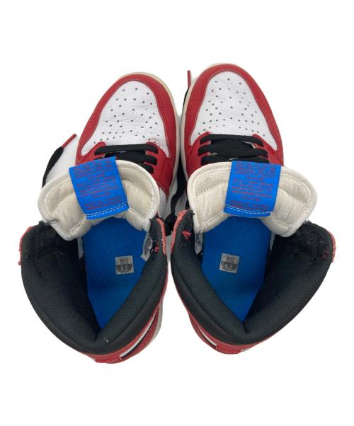 NIKE（ナイキ）NIKE (ナイキ) AIR JORDAN 1 RETRO HIGH OG SPIDER-MAN ORIGIN STORY レッド×ブラック サイズ:cm27.5の古着・服飾アイテム