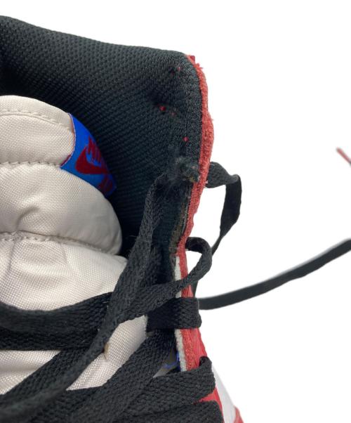 NIKE（ナイキ）NIKE (ナイキ) AIR JORDAN 1 RETRO HIGH OG SPIDER-MAN ORIGIN STORY レッド×ブラック サイズ:cm27.5の古着・服飾アイテム