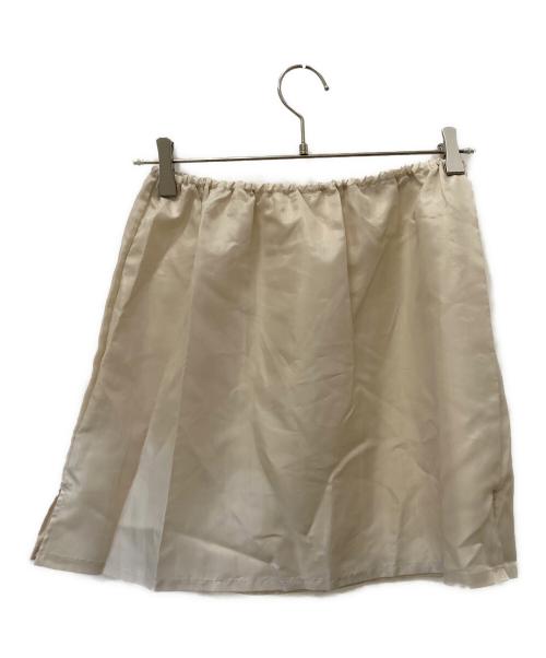 Aga（アーガ）Aga (アーガ) アシンメトリースカート ブラウン サイズ:38 未使用品の古着・服飾アイテム