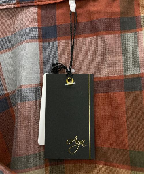 Aga（アーガ）Aga (アーガ) アシンメトリースカート ブラウン サイズ:38 未使用品の古着・服飾アイテム