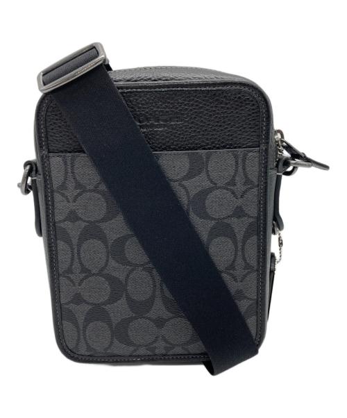 COACH（コーチ）COACH (コーチ) ショルダーバッグ ブラック×グレーの古着・服飾アイテム