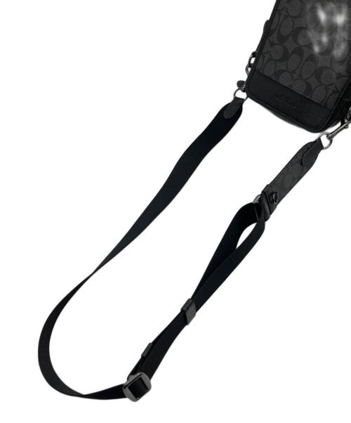 COACH（コーチ）COACH (コーチ) ショルダーバッグ ブラック×グレーの古着・服飾アイテム