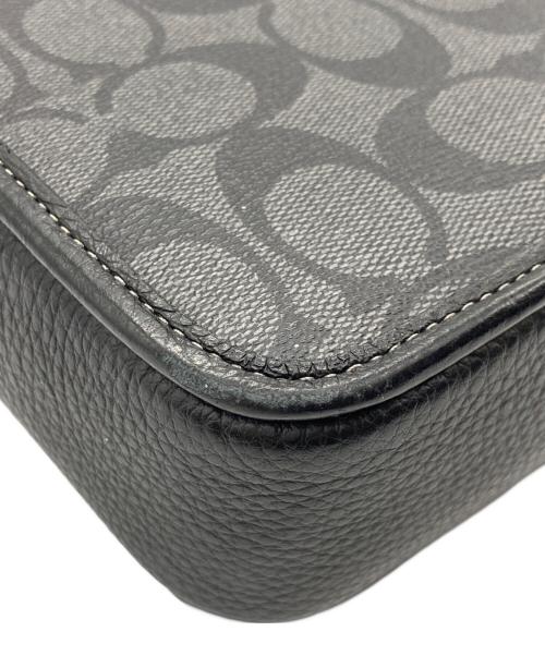COACH（コーチ）COACH (コーチ) ショルダーバッグ ブラック×グレーの古着・服飾アイテム