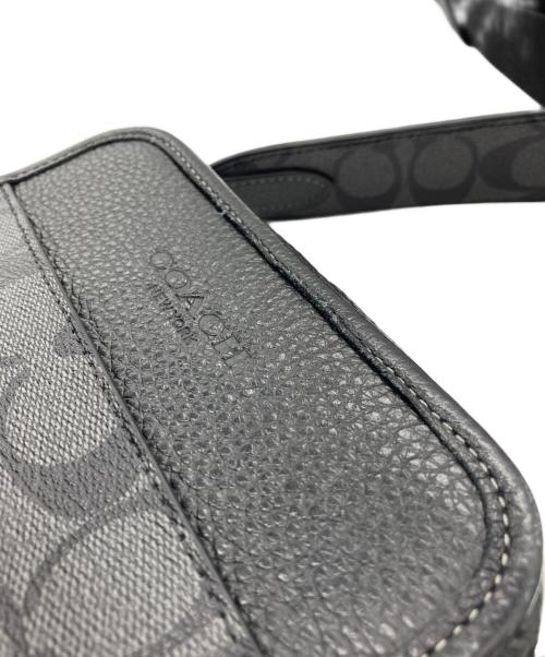 COACH（コーチ）COACH (コーチ) ショルダーバッグ ブラック×グレーの古着・服飾アイテム