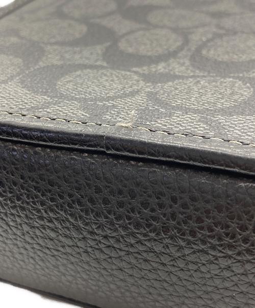 COACH（コーチ）COACH (コーチ) ショルダーバッグ ブラック×グレーの古着・服飾アイテム