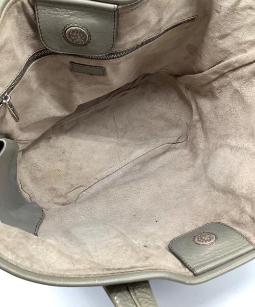 HIROFU（ヒロフ）HIROFU (ヒロフ) ハンドバッグ ベージュの古着・服飾アイテム