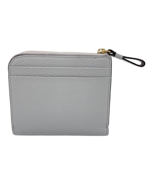 PELLE BORSA（ペレボルサ）PELLE BORSA (ペレボルサ) L字ラウンドファスナー財布 アイスグレーの古着・服飾アイテム