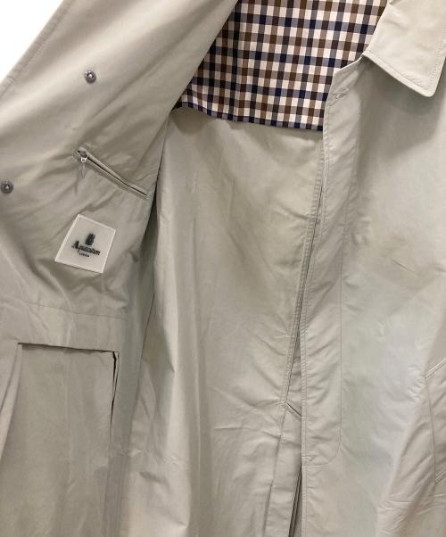 Aquascutum（アクアスキュータム）Aquascutum (アクアスキュータム) トレンチコート グリーン サイズ:40の古着・服飾アイテム