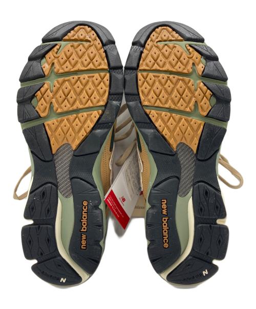 NEW BALANCE（ニューバランス）NEW BALANCE (ニューバランス) スニーカー キャメル×グリーン サイズ:27cmの古着・服飾アイテム