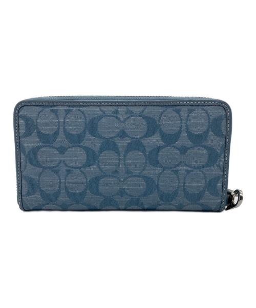 COACH（コーチ）COACH (コーチ) 長財布 ブルーの古着・服飾アイテム