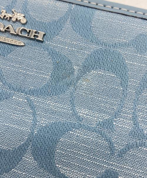 COACH（コーチ）COACH (コーチ) 長財布 ブルーの古着・服飾アイテム