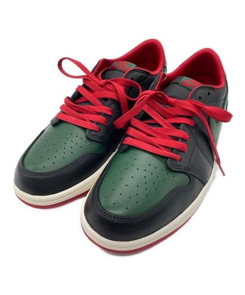 NIKE（ナイキ）NIKE (ナイキ) AIR JORDAN1　RETRO LOW DG グリーン×ブラック サイズ:27.5cmの古着・服飾アイテム