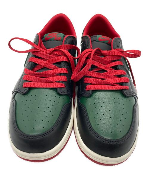 NIKE（ナイキ）NIKE (ナイキ) AIR JORDAN1　RETRO LOW DG グリーン×ブラック サイズ:27.5cmの古着・服飾アイテム