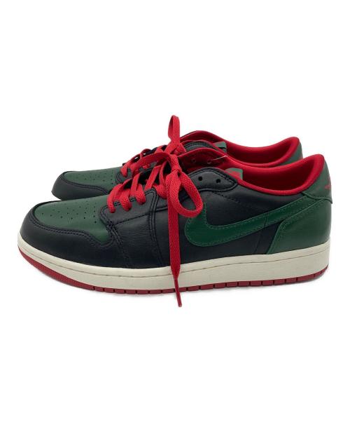 NIKE（ナイキ）NIKE (ナイキ) AIR JORDAN1　RETRO LOW DG グリーン×ブラック サイズ:27.5cmの古着・服飾アイテム