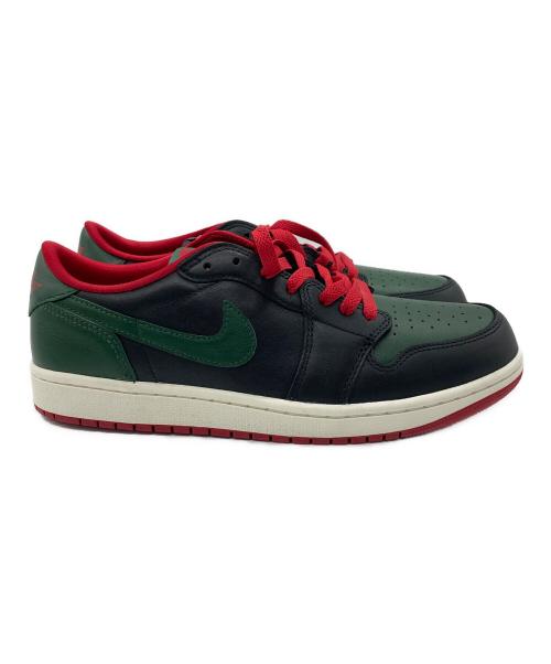 NIKE（ナイキ）NIKE (ナイキ) AIR JORDAN1　RETRO LOW DG グリーン×ブラック サイズ:27.5cmの古着・服飾アイテム