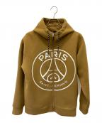 Paris Saint-Germainパリサンジェルマン）の古着「ジップパーカー」｜カーキ
