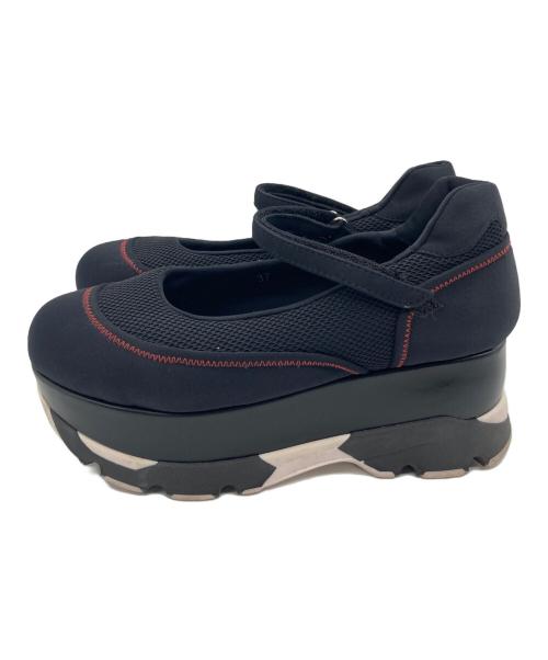 MARNI（マルニ）MARNI (マルニ) プラットフォームスニーカー ブラック サイズ:37の古着・服飾アイテム