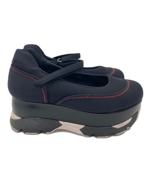 MARNI（マルニ）MARNI (マルニ) プラットフォームスニーカー ブラック サイズ:37の古着・服飾アイテム