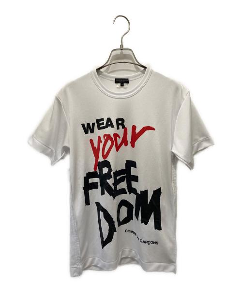 COMME des GARCONS HOMME PLUS（コムデギャルソンオムプリュス）COMME des GARCONS HOMME PLUS (コムデギャルソンオムプリュス) 半袖シャツ ホワイト サイズ:Sの古着・服飾アイテム