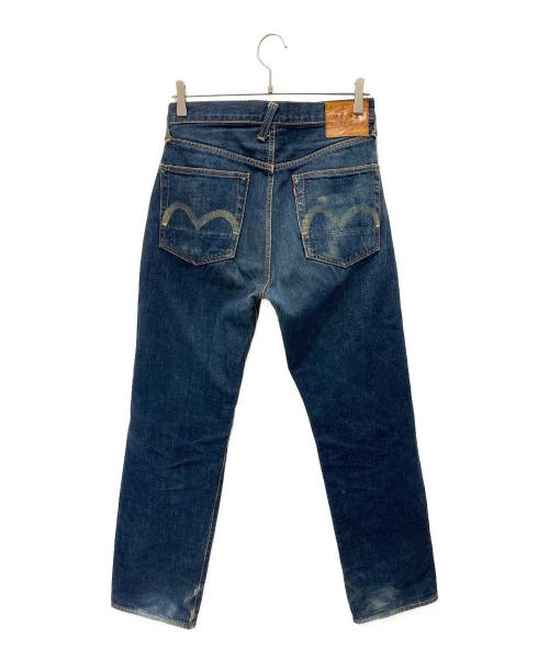 EVISU（エヴィス）EVISU (エヴィス) No2デニムパンツ インディゴ サイズ:29×35の古着・服飾アイテム