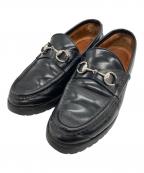 GUCCIグッチ）の古着「ビットローファー」｜ブラック