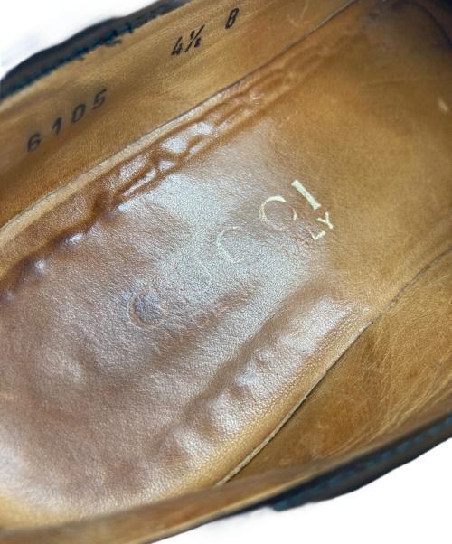 GUCCI（グッチ）GUCCI (グッチ) ビットローファー ブラック サイズ:4 1/2の古着・服飾アイテム