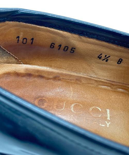 GUCCI（グッチ）GUCCI (グッチ) ビットローファー ブラック サイズ:4 1/2の古着・服飾アイテム