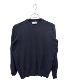 STONE ISLAND（ストーンアイランド）の古着「Soft Cotton Crew Knit」｜ブラック