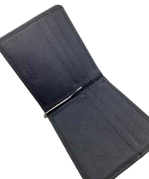 PRADA（プラダ）PRADA (プラダ) マネークリップ ネイビーの古着・服飾アイテム