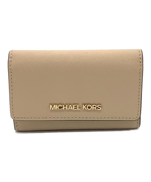 MICHAEL KORS（マイケル・コース）MICHAEL KORS (マイケル・コース) 名刺入れ ベージュの古着・服飾アイテム