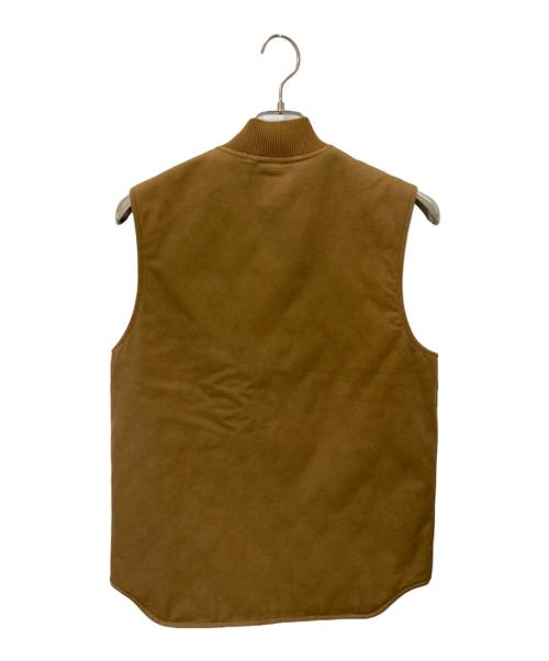 CarHartt（カーハート）CarHartt (カーハート) 中綿ベスト ブラウン サイズ:Sの古着・服飾アイテム