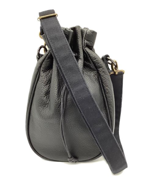 DECADE（ディケイド）DECADE (ディケイド) 巾着ショルダーバッグ ブラックの古着・服飾アイテム