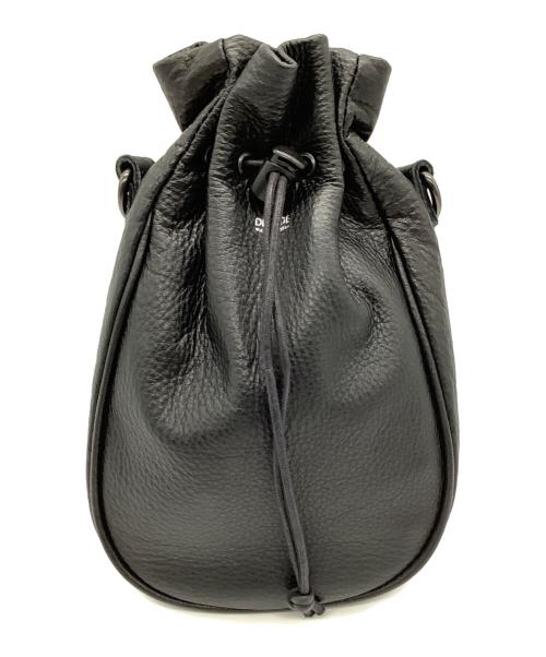 DECADE（ディケイド）DECADE (ディケイド) 巾着ショルダーバッグ ブラックの古着・服飾アイテム