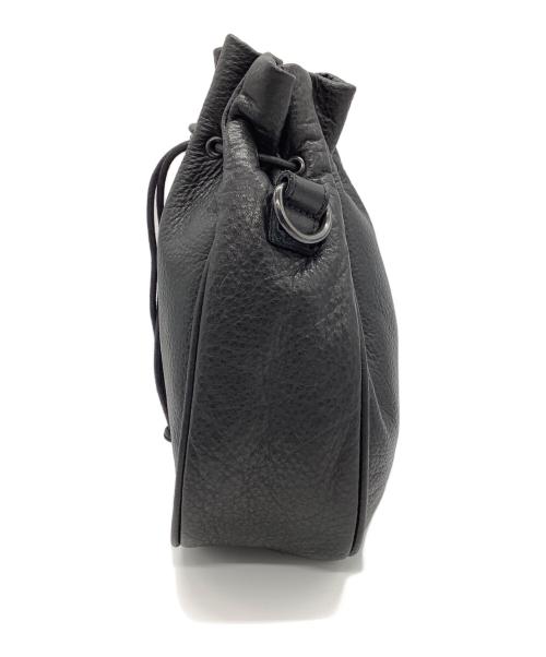 DECADE（ディケイド）DECADE (ディケイド) 巾着ショルダーバッグ ブラックの古着・服飾アイテム