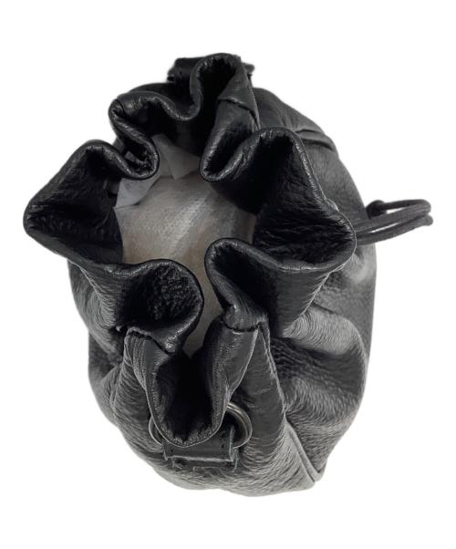 DECADE（ディケイド）DECADE (ディケイド) 巾着ショルダーバッグ ブラックの古着・服飾アイテム