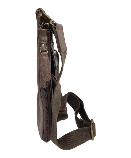 HAMILTON Grandeur（ハミルトン）HAMILTON Grandeur (ハミルトン) レザーショルダーバッグ ブラウンの古着・服飾アイテム