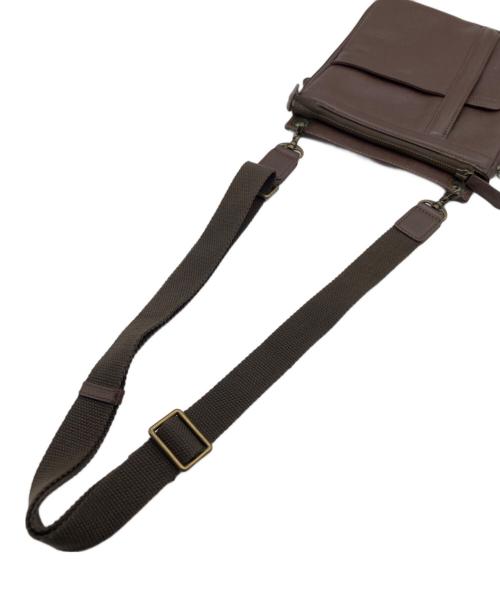 HAMILTON Grandeur（ハミルトン）HAMILTON Grandeur (ハミルトン) レザーショルダーバッグ ブラウンの古着・服飾アイテム