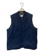 NECESSARY or UNNECESSARYネセサリーオアアンネセサリー）の古着「ベスト」｜ネイビー