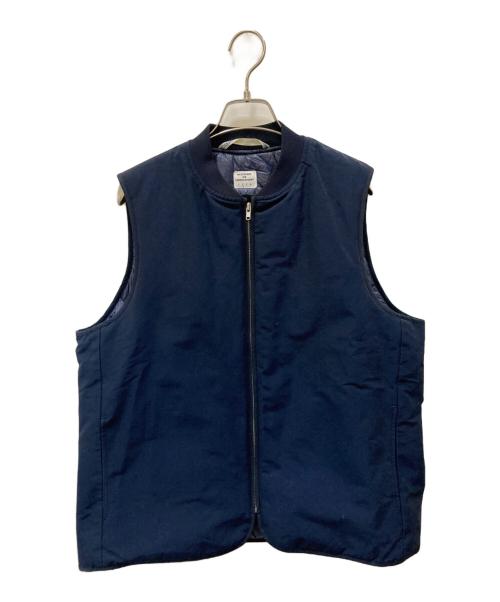 NECESSARY or UNNECESSARY（ネセサリーオアアンネセサリー）NECESSARY or UNNECESSARY (ネセサリーオアアンネセサリー) ベスト ネイビー サイズ:2の古着・服飾アイテム