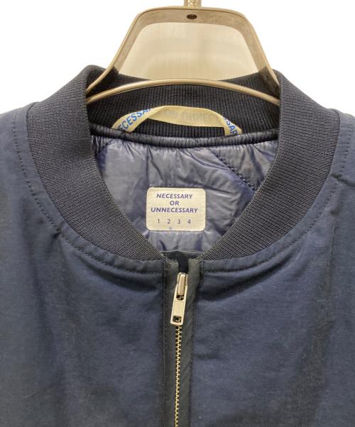 NECESSARY or UNNECESSARY（ネセサリーオアアンネセサリー）NECESSARY or UNNECESSARY (ネセサリーオアアンネセサリー) ベスト ネイビー サイズ:2の古着・服飾アイテム