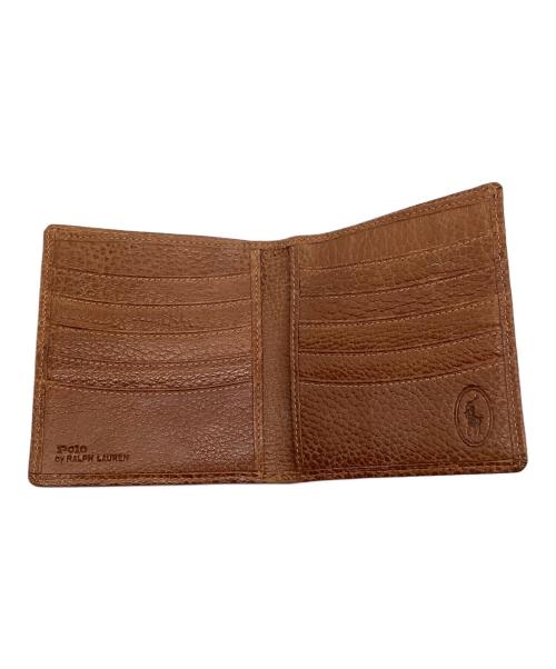 POLO RALPH LAUREN（ポロ・ラルフローレン）POLO RALPH LAUREN (ポロ・ラルフローレン) 2つ折り財布 ブラウンの古着・服飾アイテム