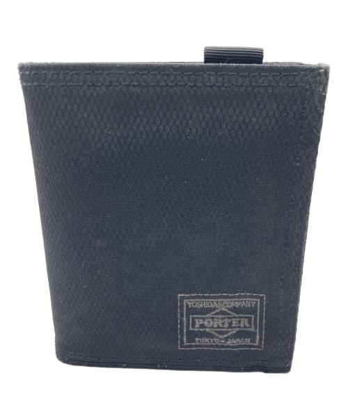 PORTER（ポーター）PORTER (ポーター) 2つ折り財布 ブラックの古着・服飾アイテム