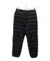 Marmot（マーモット）の古着「ダウンパンツ」｜ブラック