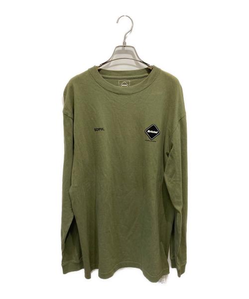 F.C.R.B.（エフシーレアルブリストル）F.C.R.B. (エフシーレアルブリストル) ロングスリーブカットソー オリーブ サイズ:Lの古着・服飾アイテム