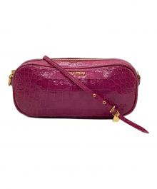 MIU MIU（ミュウミュウ）の古着「ショルダーバッグ」｜ピンク