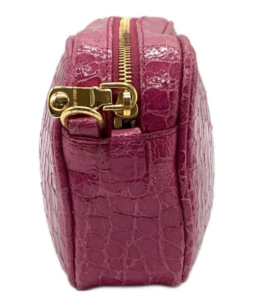 MIU MIU（ミュウミュウ）MIU MIU (ミュウミュウ) ショルダーバッグ ピンクの古着・服飾アイテム