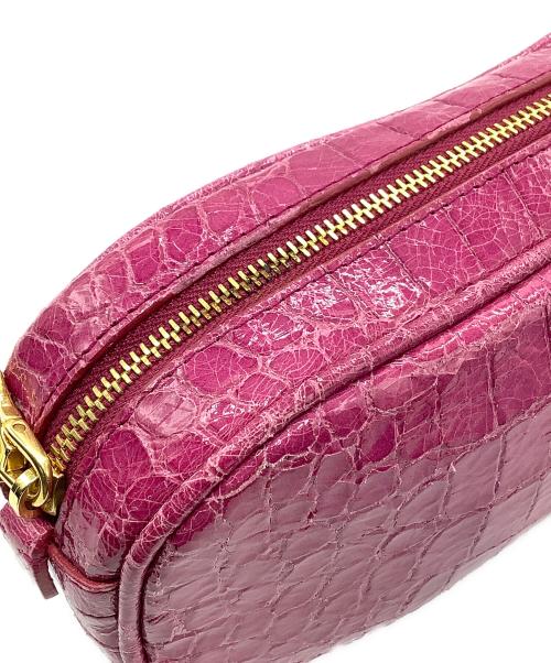 MIU MIU（ミュウミュウ）MIU MIU (ミュウミュウ) ショルダーバッグ ピンクの古着・服飾アイテム