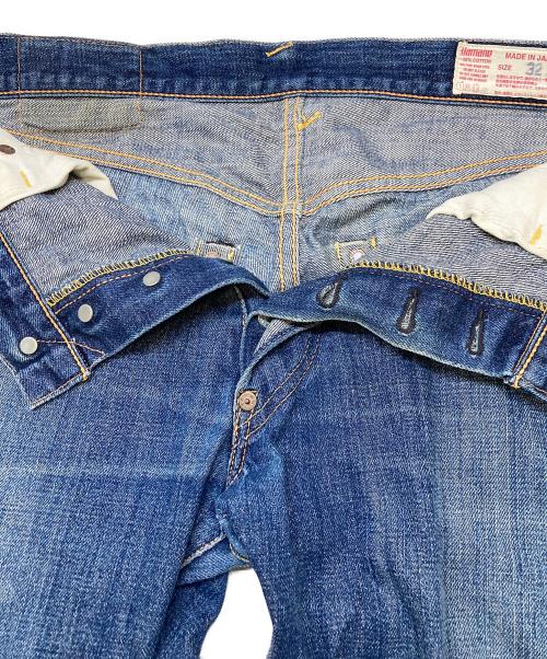 YAMANE（ヤマネ）YAMANE (ヤマネ) カモメデニムパンツ インディゴ サイズ:32×35の古着・服飾アイテム